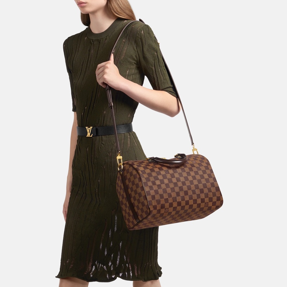 Louis Vuitton Speedy Bandoulière 30 in Damier Ebene
